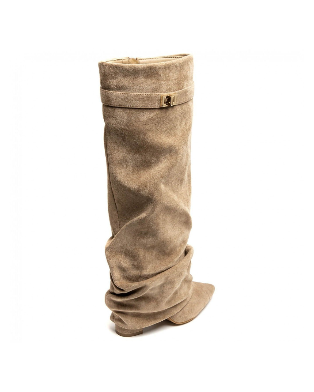 Lavista Slouchy Suede knee high boots - Beige